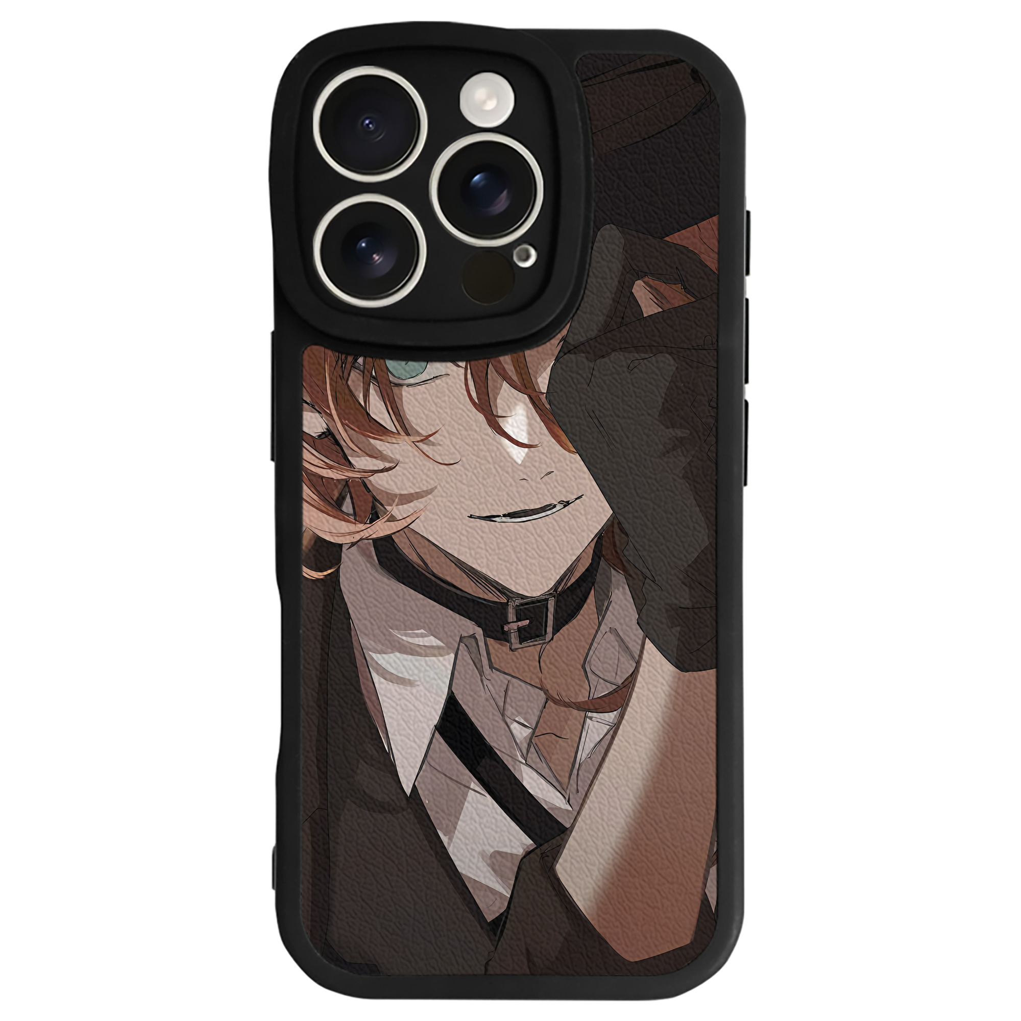 （画像用） 文豪ストレイドッグス Bungo Stray Dogs 【iPhone 16シリーズ対応】シリコンスマホケース（レザー調） 材質：シリコン